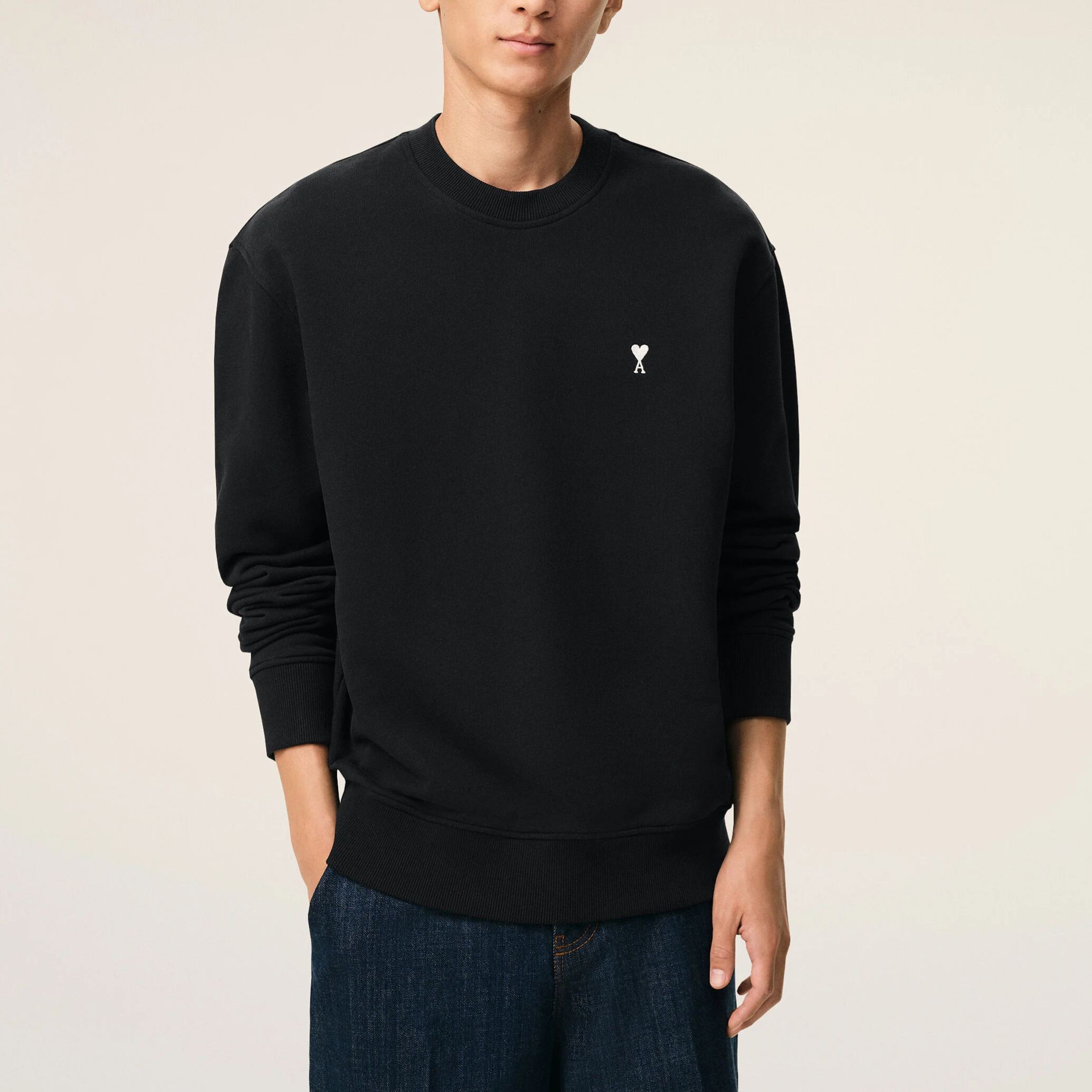 ブラック コットン Ami De Coeur スウェットシャツ