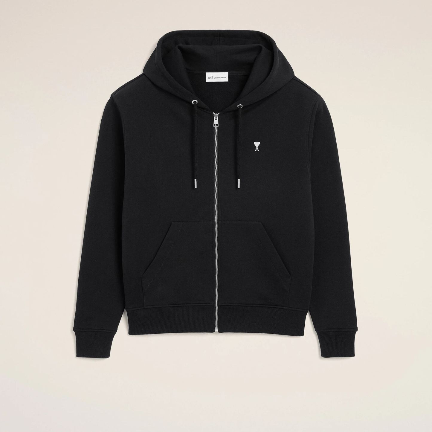 ブラックコットン Ami de Coeur ジップパーカー