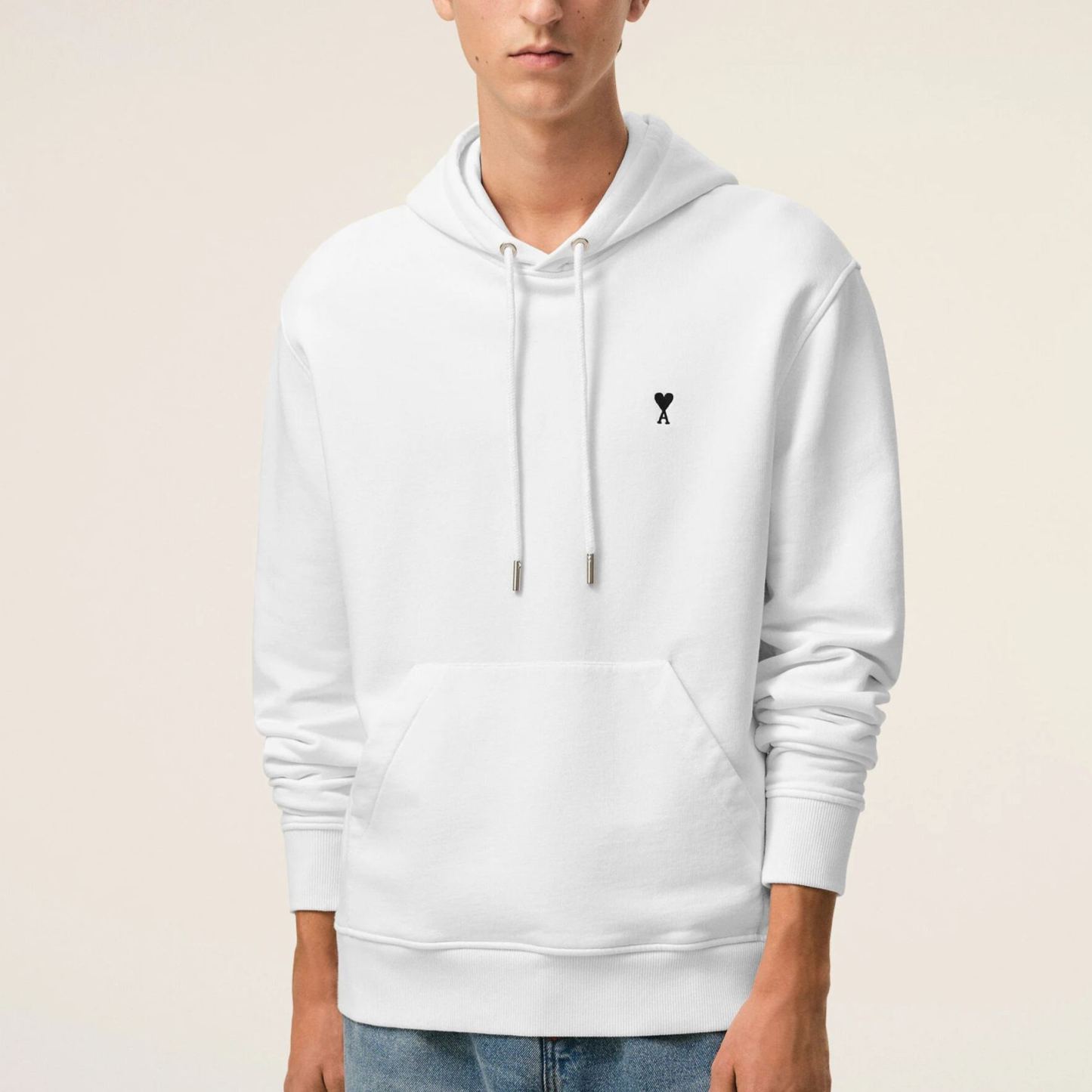 ホワイト コットン Ami De Coeur パーカー