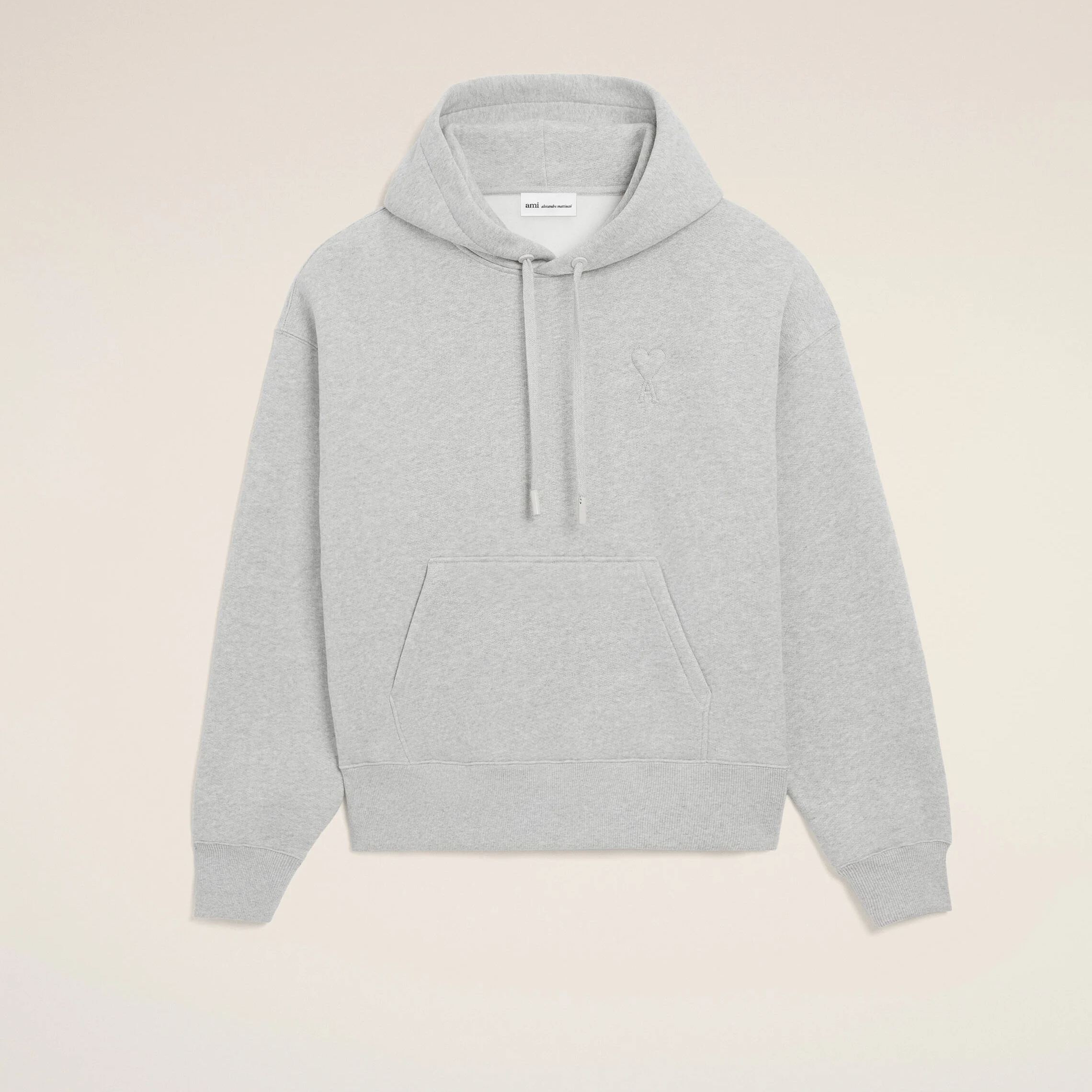 グレー コットン Ami De Coeur エンボス パーカー