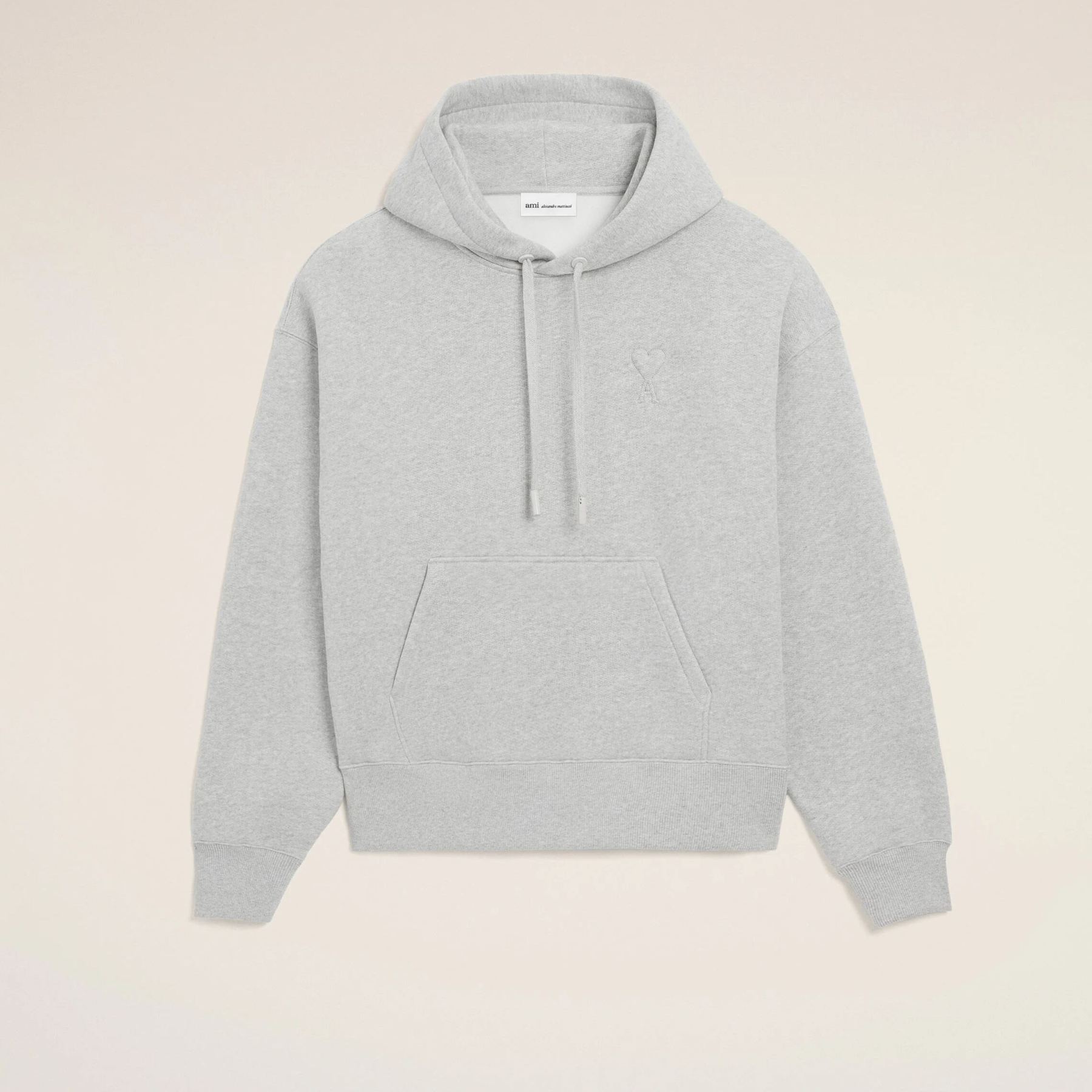 グレー コットン Ami De Coeur エンボス パーカー