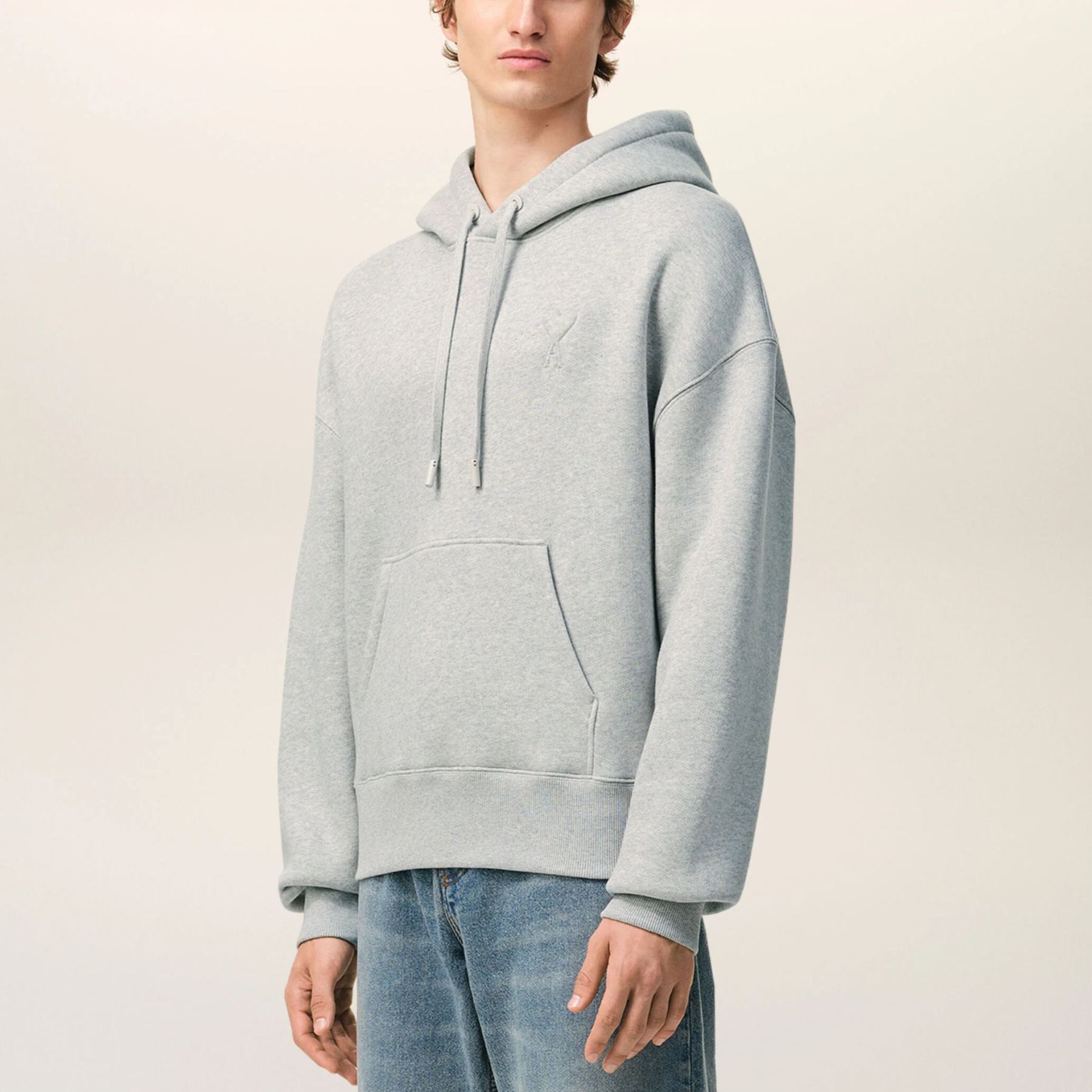 グレー コットン Ami De Coeur エンボス パーカー