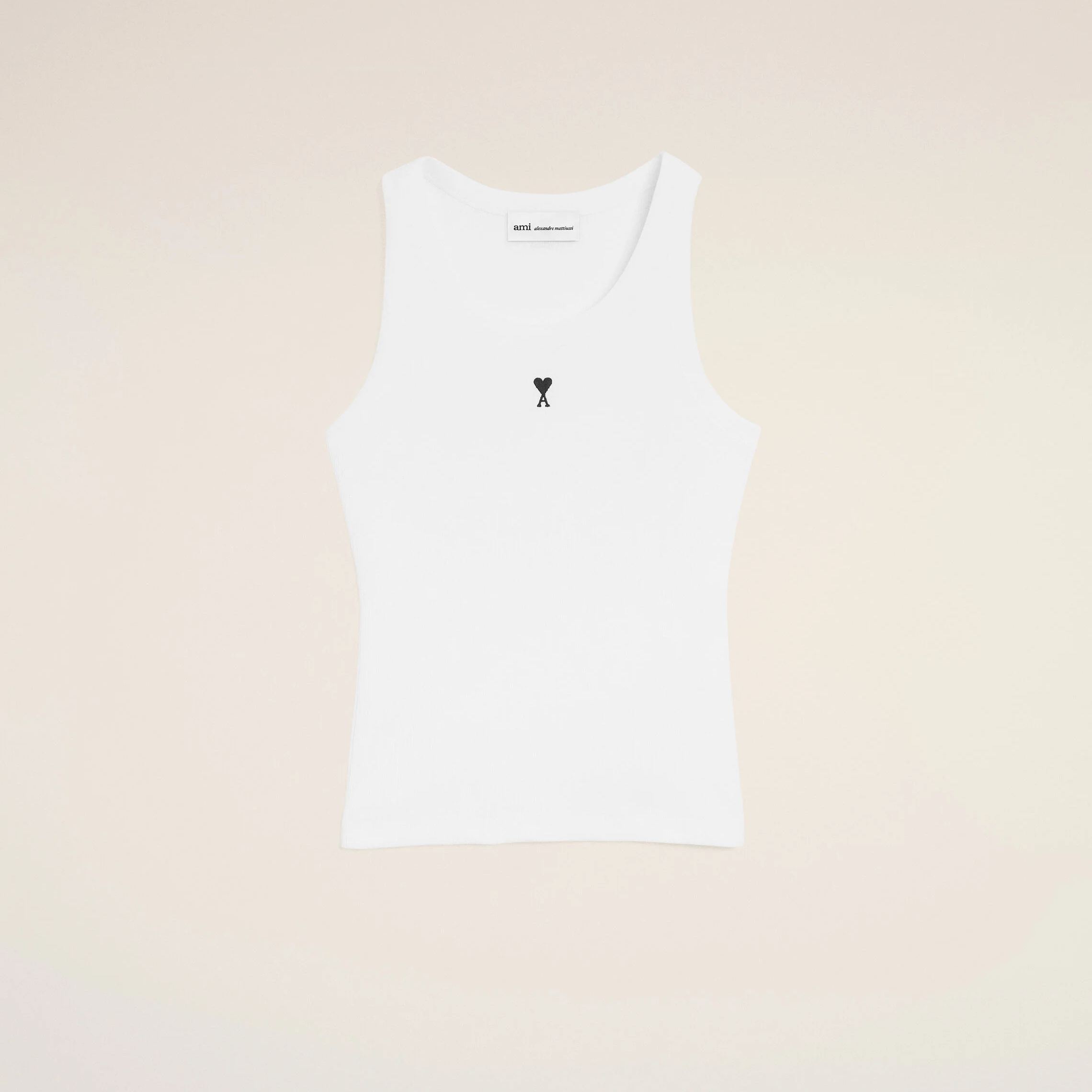 ホワイトコットン Ami De Coeur タンクトップ