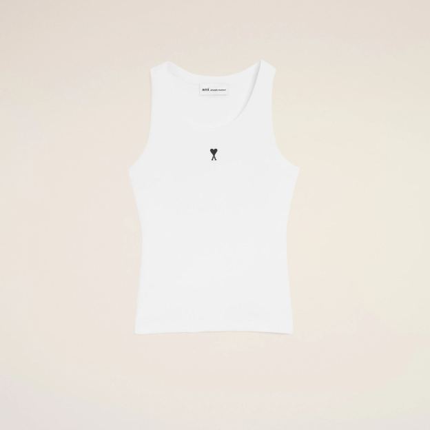 ホワイトコットン Ami De Coeur タンクトップ