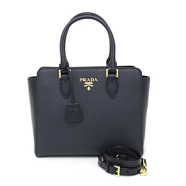 ★PRADA直営店★モノクローム スモール サフィアーノ バッグ