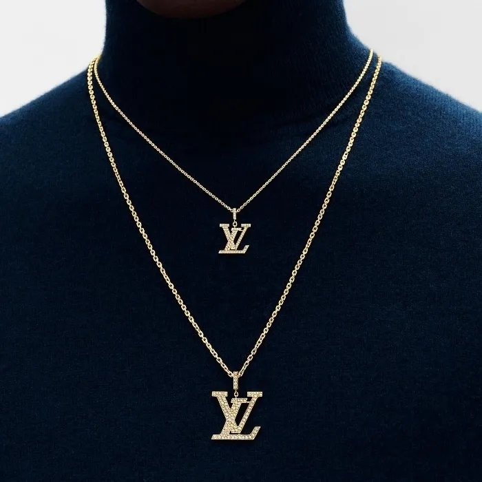 【国内発送/直営店】ネックレス パンダンティフ LV GM ゴールド×ダイヤ ネックレス