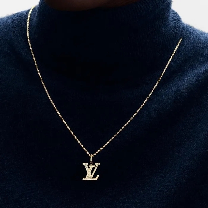 【国内発送/直営店】ネックレス パンダンティフ LV GM ゴールド×ダイヤ ネックレス