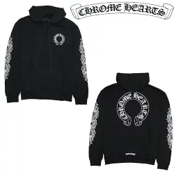 クロムハーツ パーカー ホースシュー＆フローラルクロス