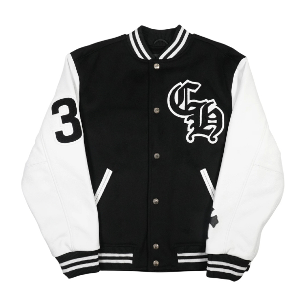 【Chrome Hearts】ヴァーシティ VARSITY 33 JKT 【レザージャケット】 アクセサリー シルバー925 メンズ レディース 人気
