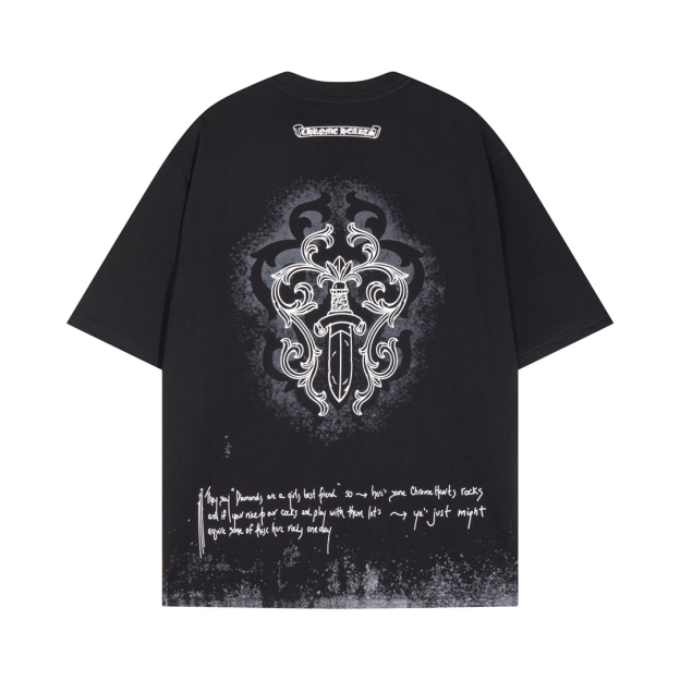 Chrome Hearts Tシャツ黒&白 H0136