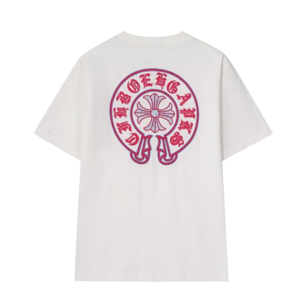 クロムハーツChrome Hearts Tシャツ黒&白 H0147　　-JAPAN DUTY FREE