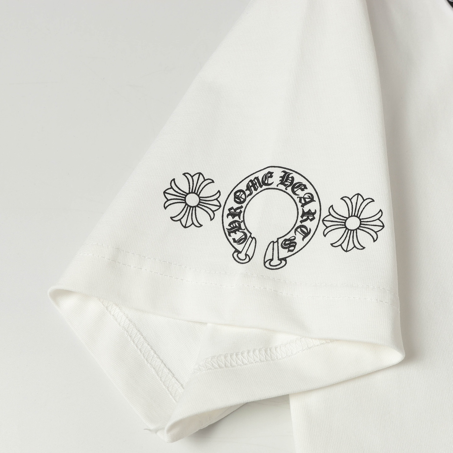 Chrome Hearts Tシャツ黒&白 H0150