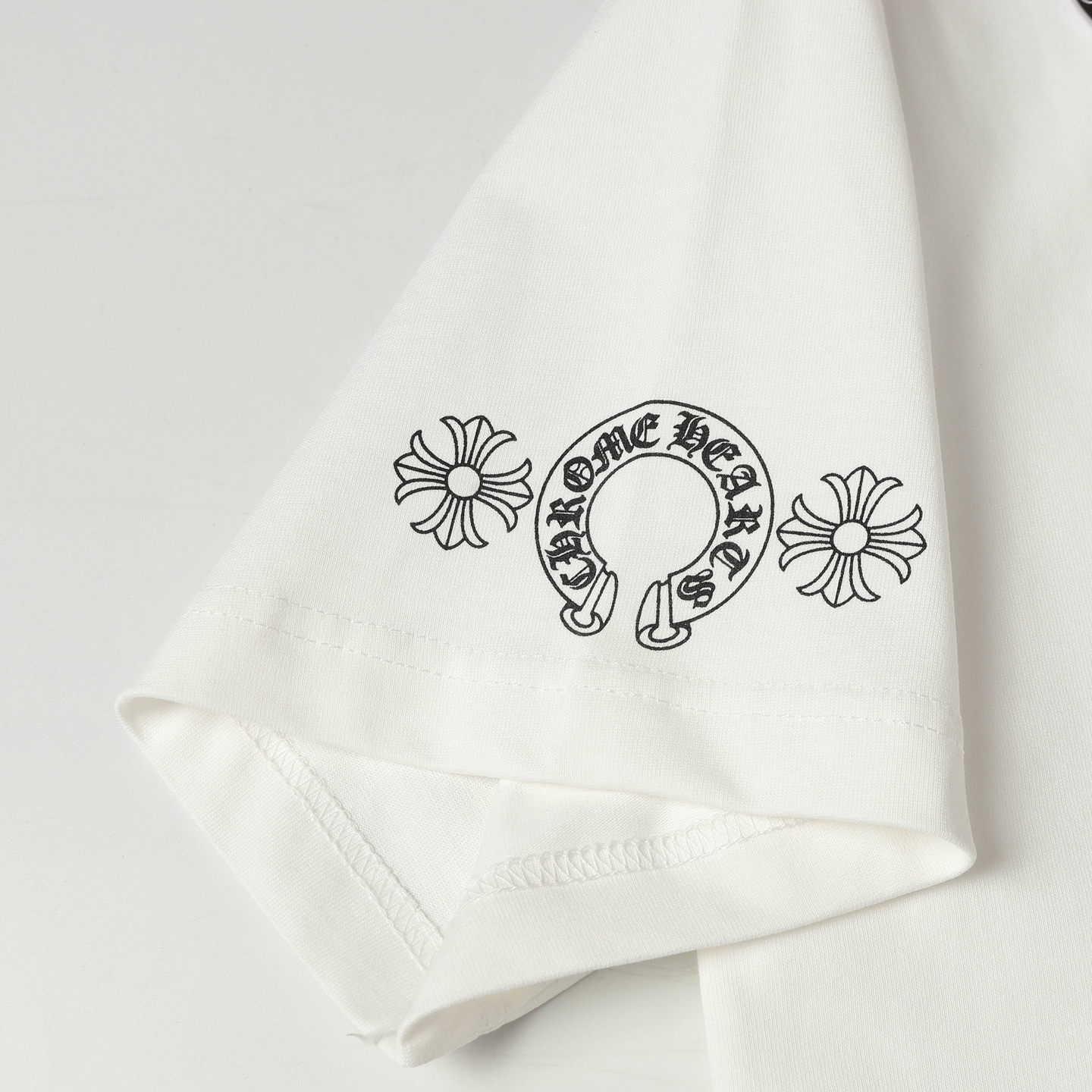 Chrome Hearts Tシャツ黒&白 H0150