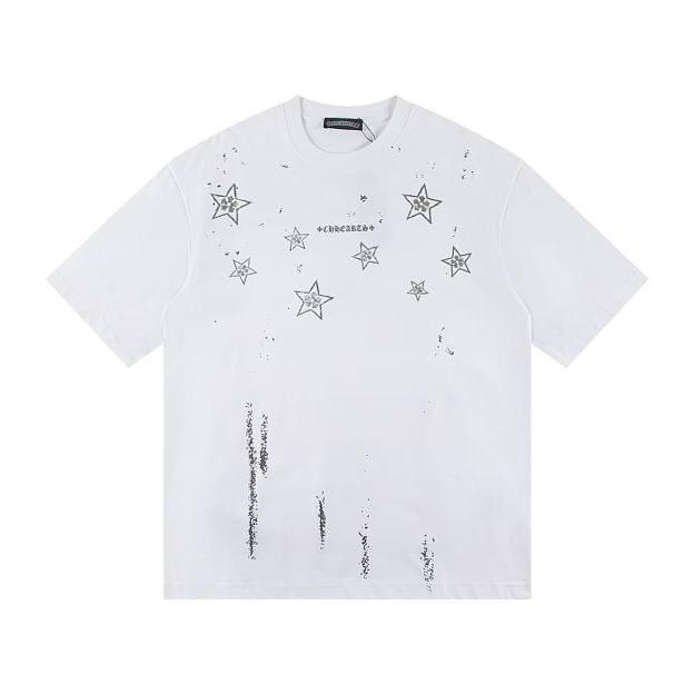 Chrome Hearts Tシャツ黒&白 H0152