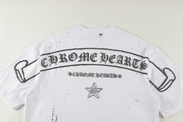 Chrome Hearts Tシャツ黒&白 H0152