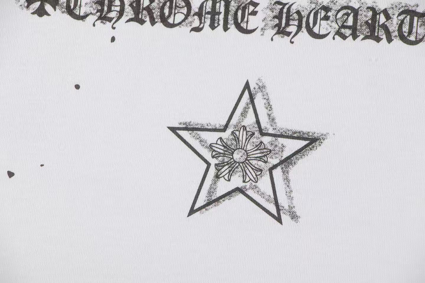 Chrome Hearts Tシャツ黒&白 H0152
