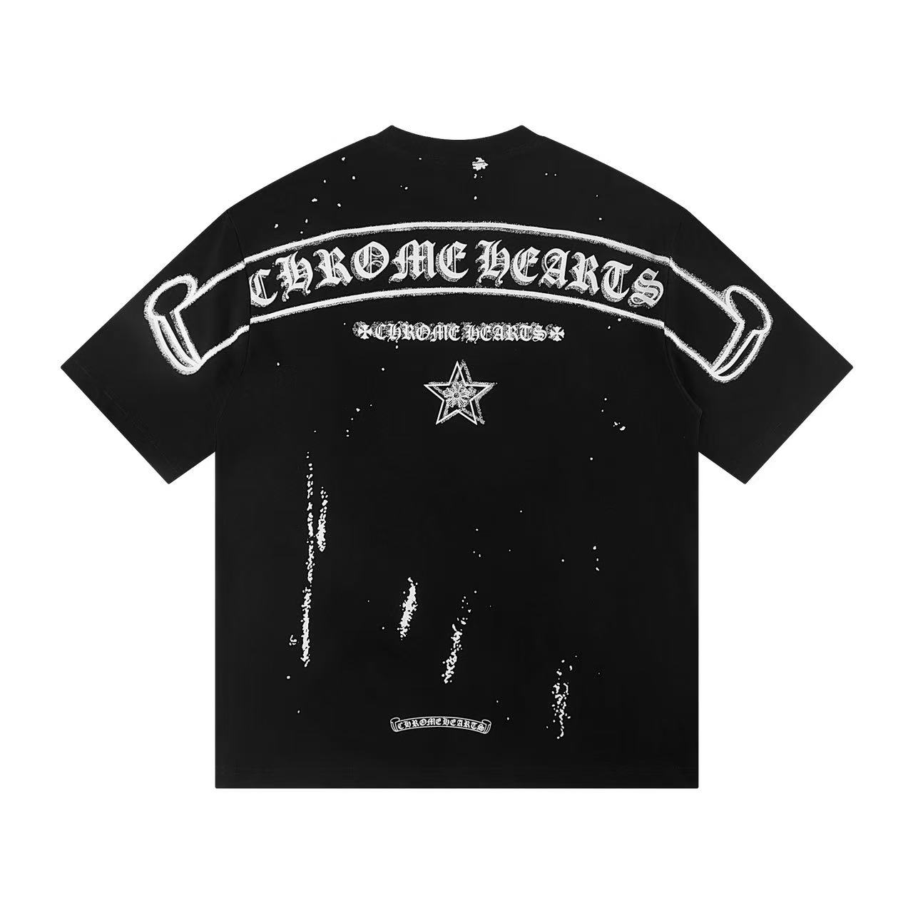 Chrome Hearts Tシャツ黒&白 H0152