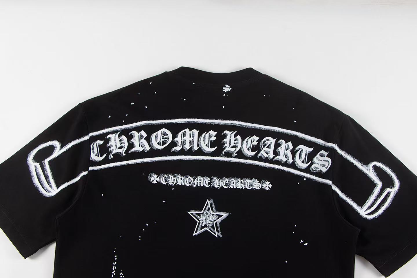 Chrome Hearts Tシャツ黒&白 H0152