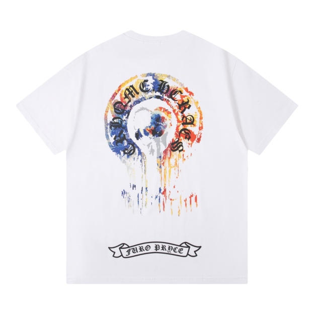Chrome Hearts Tシャツ黒&白 H0156