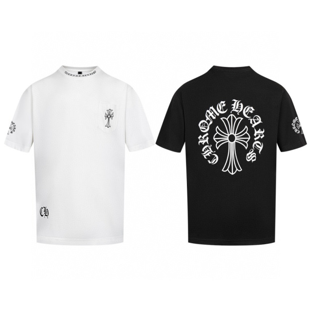 Chrome Hearts Tシャツ黒&白 H0163
