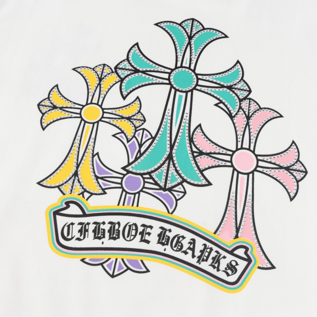 Chrome Hearts Tシャツ黒&白 H0164