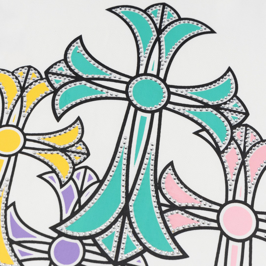 Chrome Hearts Tシャツ黒&白 H0164