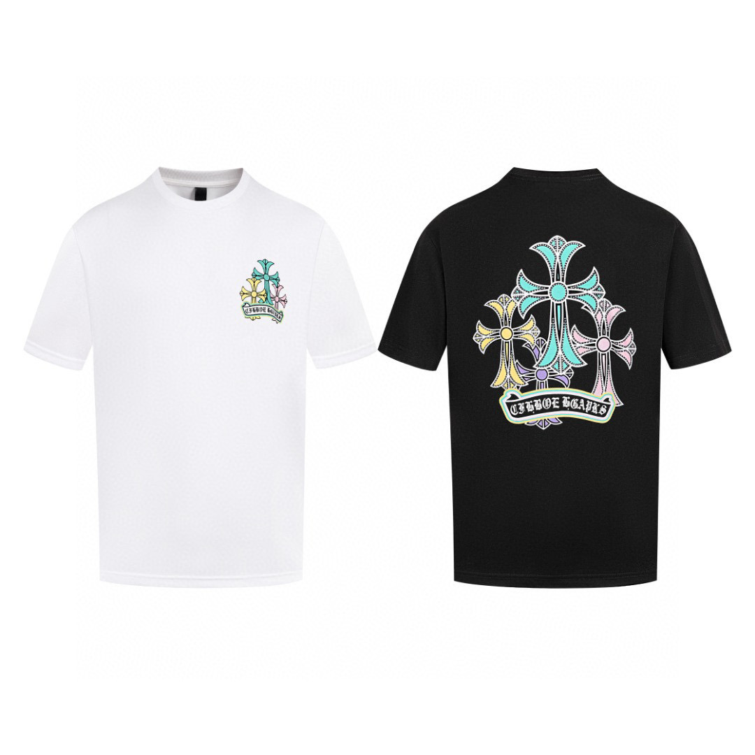 Chrome Hearts Tシャツ黒&白 H0164