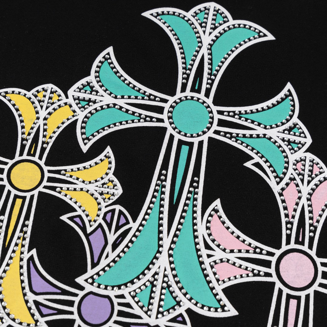 Chrome Hearts Tシャツ黒&白 H0164