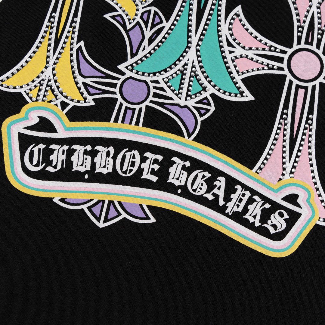 Chrome Hearts Tシャツ黒&白 H0164