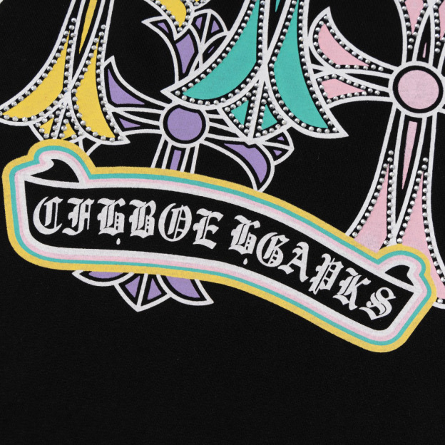 Chrome Hearts Tシャツ黒&白 H0164