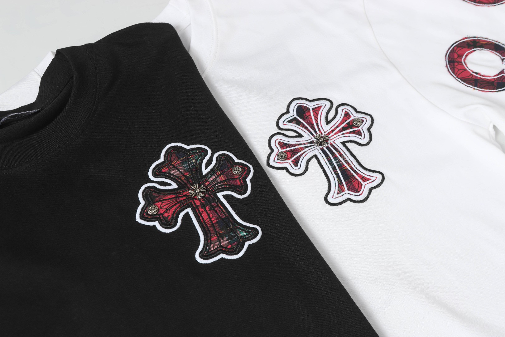 Chrome Hearts Tシャツ黒&白 H0166