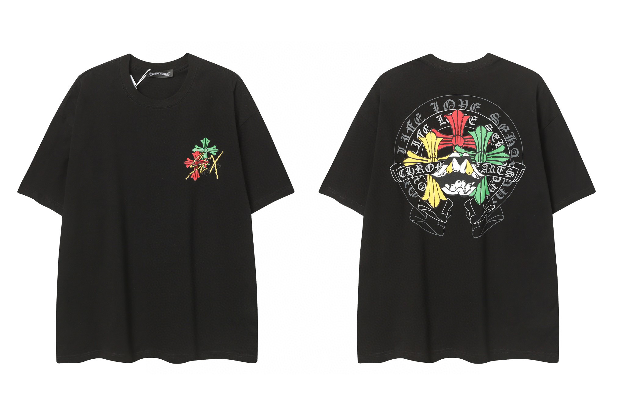 Chrome Hearts Tシャツ黒&白 H0168