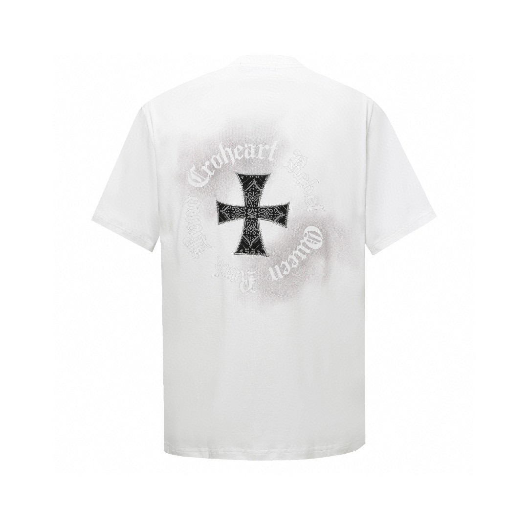 Chrome Hearts Tシャツ黒&白 zH0172