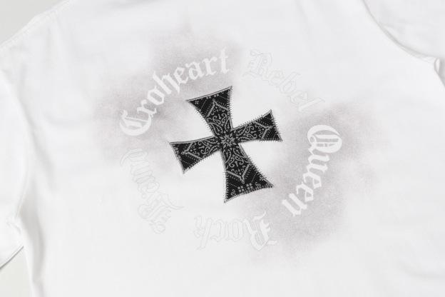 Chrome Hearts Tシャツ黒&白 zH0172