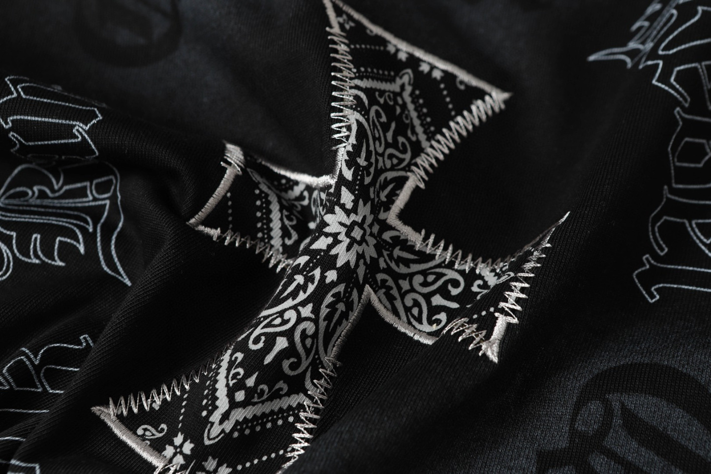 Chrome Hearts Tシャツ黒&白 zH0172