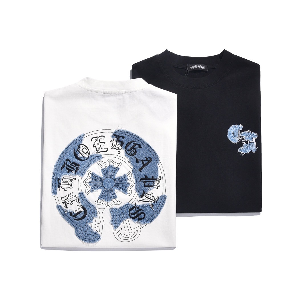 Chrome Hearts Tシャツ黒&白 zH0176