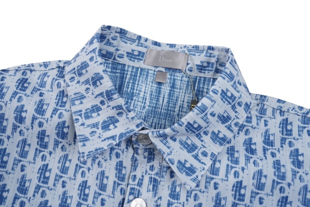 Dior x Stussy コラボ限定デニムジャガードシャツ薄型ジャケット