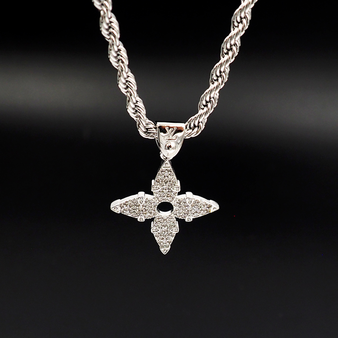 【国内発送/直営店】ネックレス·ペンダント・LV フラワー スタッズ