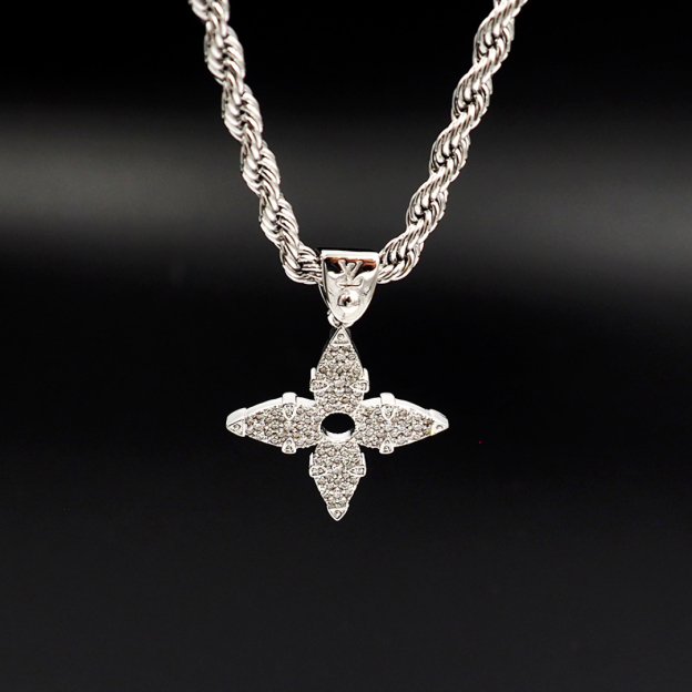 【国内発送/直営店】ネックレス·ペンダント・LV フラワー スタッズ