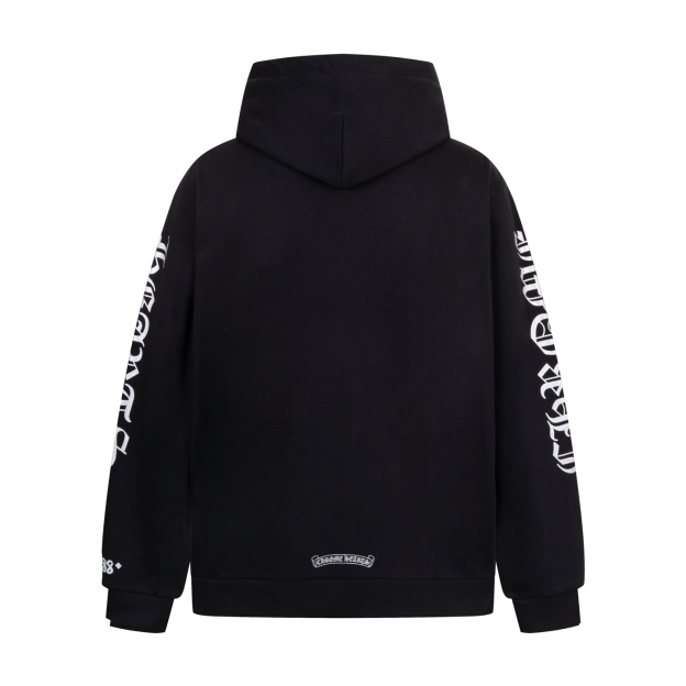 CHROME HEARTS HOODIE CH SCROLL LABEL クロムハーツ　スウェットパーカー　スクロールロゴ