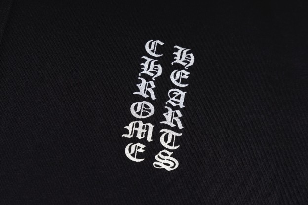 CHROME HEARTS HOODIE CH SCROLL LABEL クロムハーツ　スウェットパーカー　スクロールロゴ