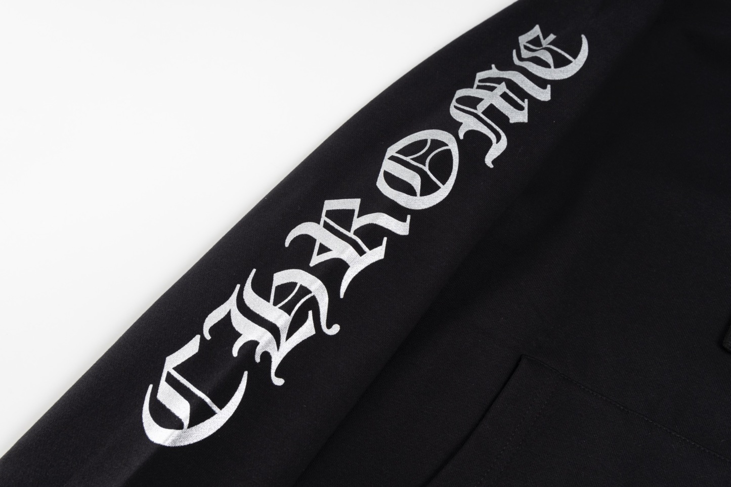 CHROME HEARTS HOODIE CH SCROLL LABEL クロムハーツ　スウェットパーカー　スクロールロゴ