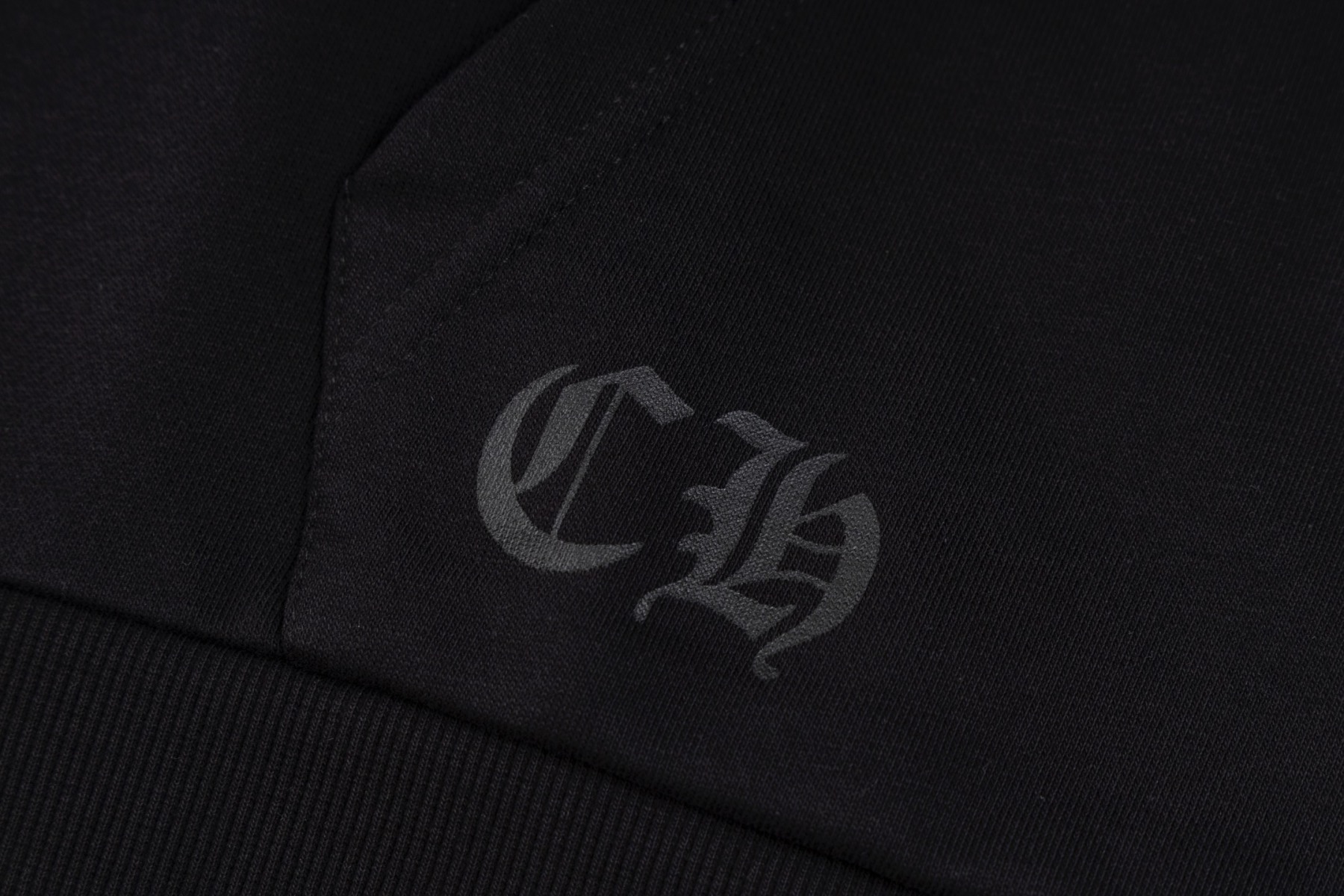 CHROME HEARTS HOODIE CH SCROLL LABEL クロムハーツ　スウェットパーカー　スクロールロゴ