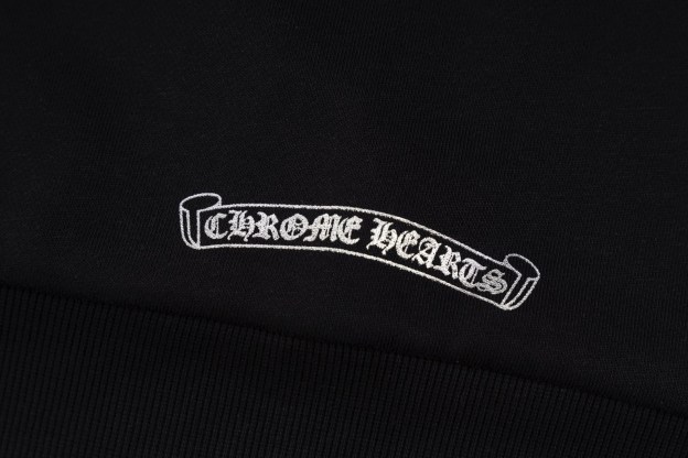 CHROME HEARTS HOODIE CH SCROLL LABEL クロムハーツ　スウェットパーカー　スクロールロゴ