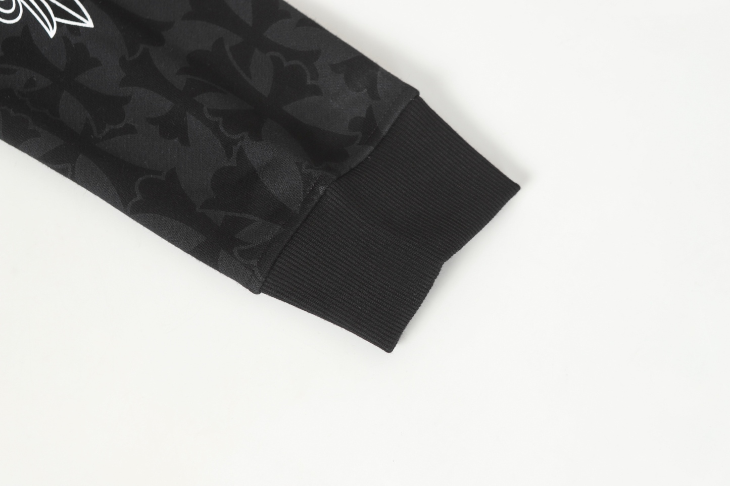 CHROME HEARTSクロムハーツ セメタリープリントジップパーカーblack