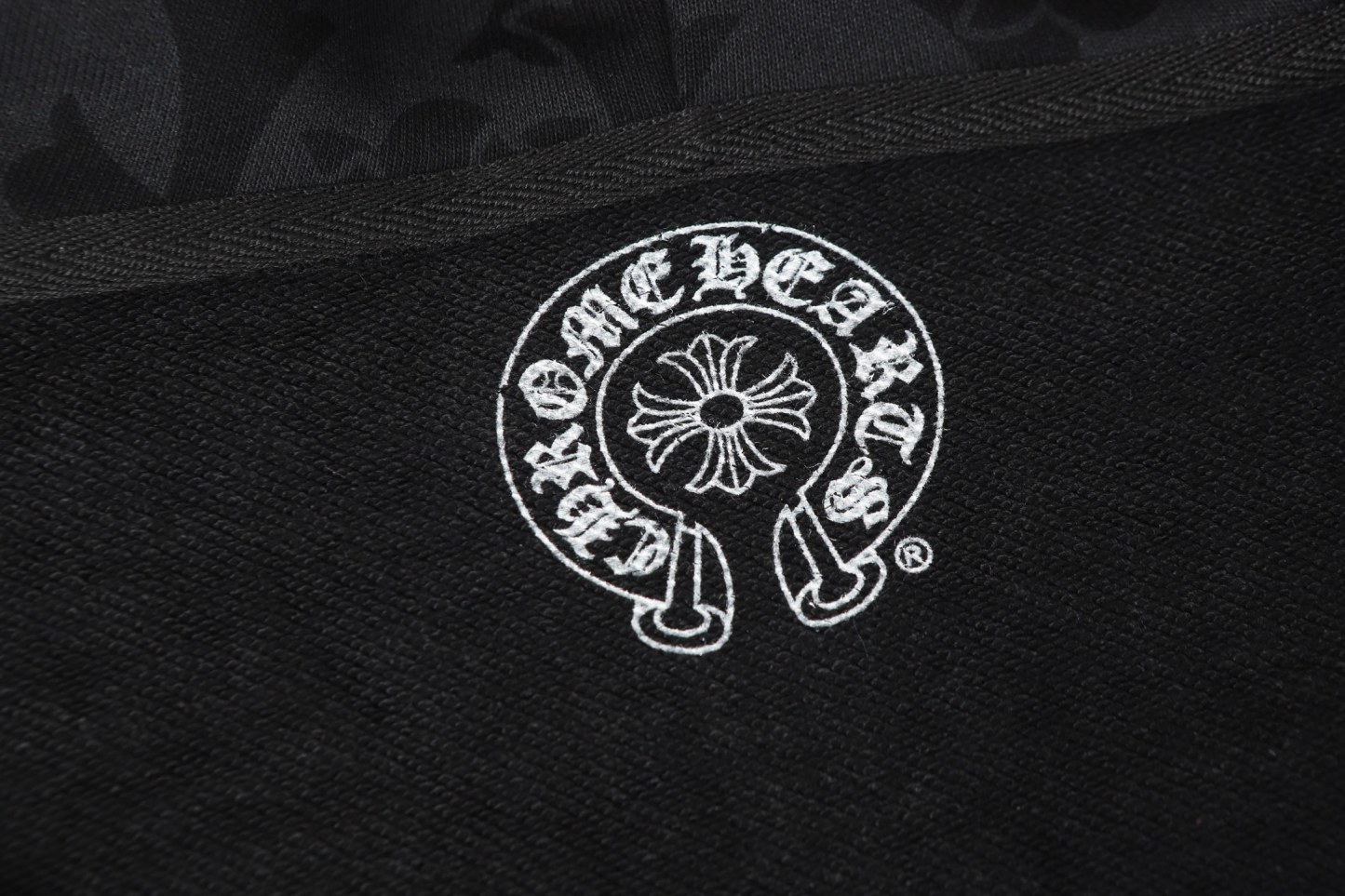 CHROME HEARTSクロムハーツ セメタリープリントジップパーカーblack