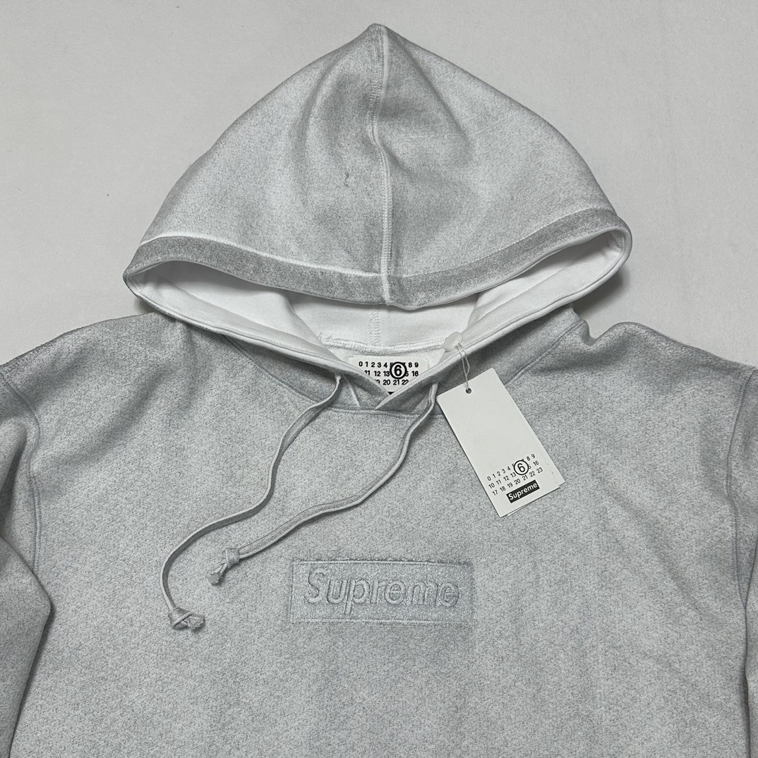 Supreme/MM6 MAISON MARGIELA★FOIL BOX LOGO HOODED SWEATSHIRT (108111112)