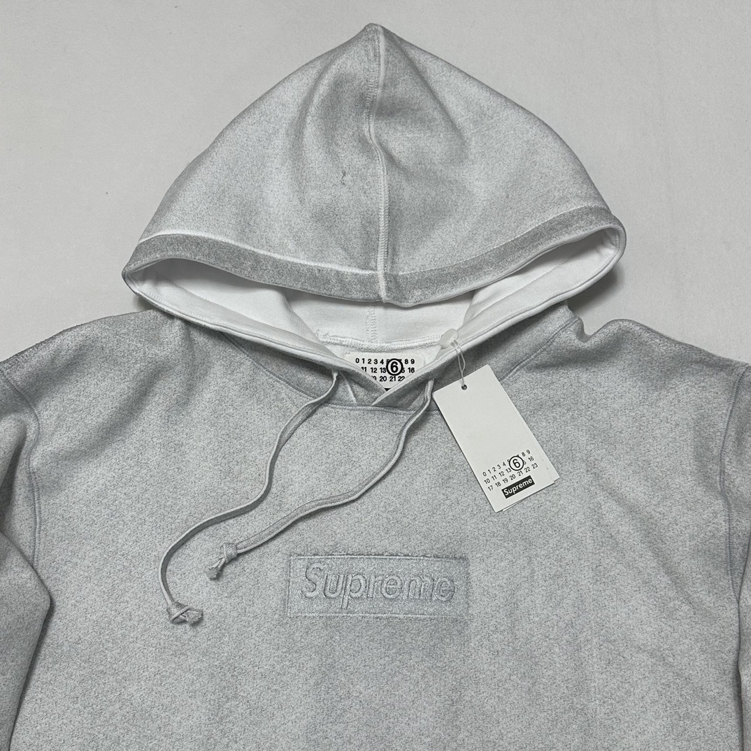Supreme/MM6 MAISON MARGIELA★FOIL BOX LOGO HOODED SWEATSHIRT (108111112)