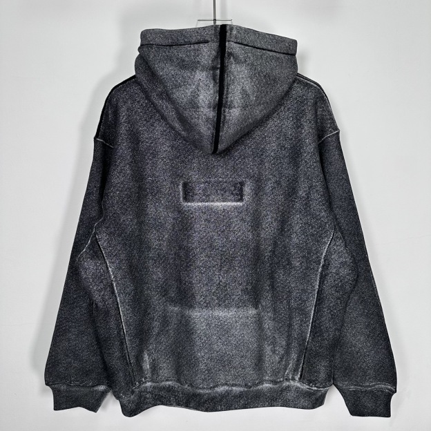 MM6 Maison Margiela Foil Box Logo Hooded Sweatshirt / メゾンマルジェラ フォイル ボックス ロゴ フーデッド スウェットシャツ
