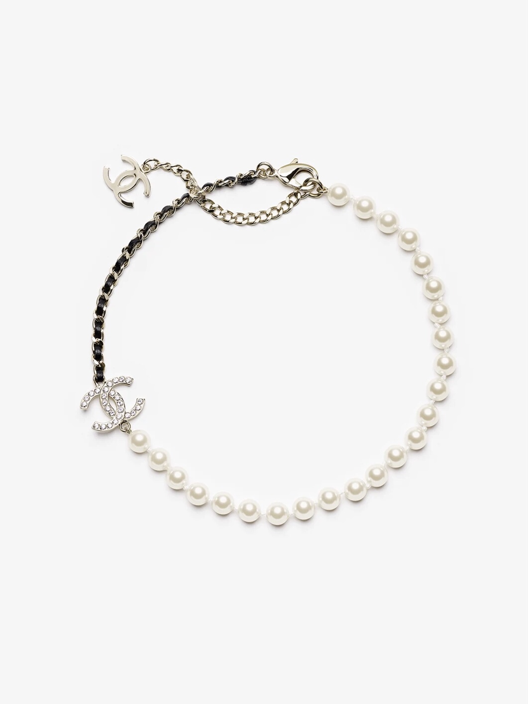《ブラック×パールのカッコよさ★》CHANEL　ネックレス